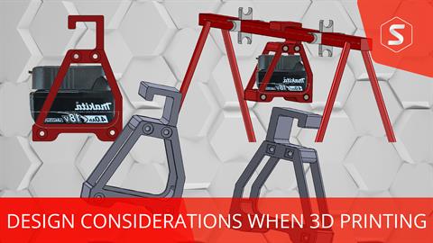 Design considerations 3D printing